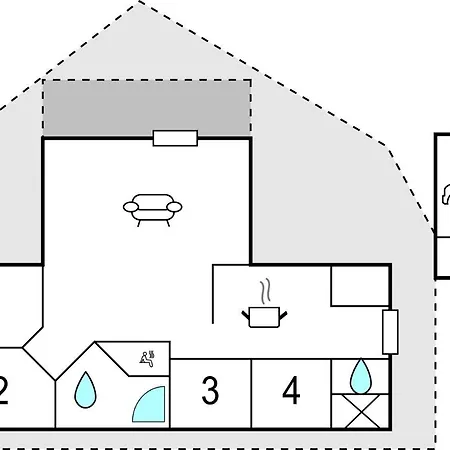 Beautiful In W/ Sauna And 4 Bedrooms 度假居 *